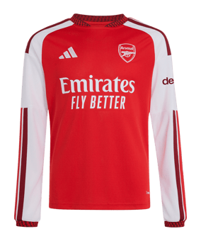 adidas FC Arsenal London Trikot Langarm Home 2026/2027 Kids Rot - rot