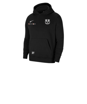 Nike Park 20 Fleece Hoody Kids Schwarz Weiss F010