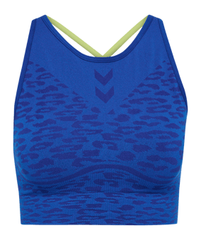 Hummel Mt Leo Seamless Sport-BH Sport-BH Damen Blau F7334 - blau
