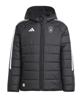 adidas Tiro 24 Winterjacke Kids Schwarz Weiss