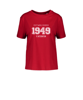 Merch Muser T-Shirt Women Red | #established