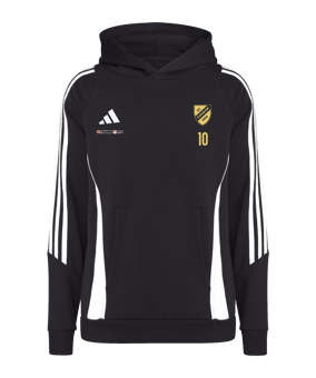 adidas Tiro 24 Hoody Kids Schwarz Weiss