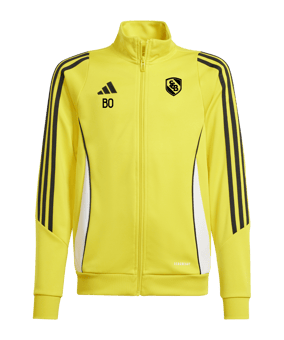 adidas Tiro 24 Trainingsjacke Kids Gelb Weiss