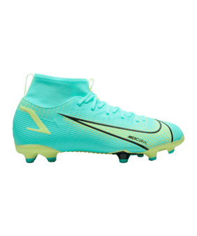 Nike Jr Mercurial Superfly VIII Impulse Academy FG Enfants Turquoise C403 - turquoise