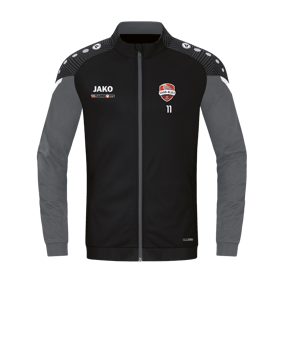 JAKO Performance Polyesterjacke Schwarz F804