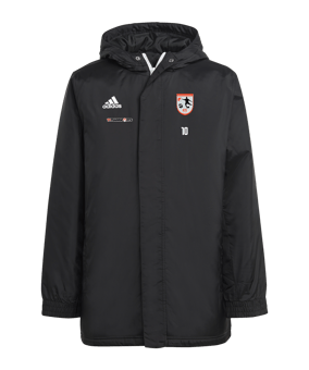adidas Entrada 22 Stadium Jacke Kids Schwarz