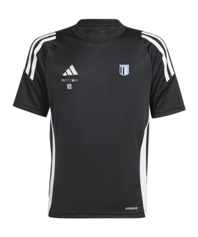 adidas Tiro 24 Trikot Kids Schwarz Weiss