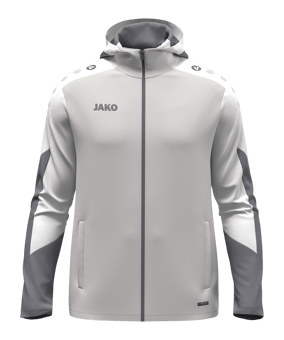 JAKO Dynamic Kapuzenjacke Grau F837 - grau