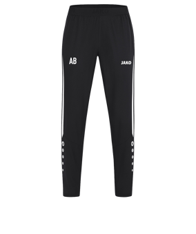 JAKO Power Freizeithose Damen Schwarz Weiss F802