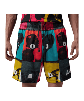 Jordan Brooklyn Printed Mesh Short Weiß F100 - weiss
