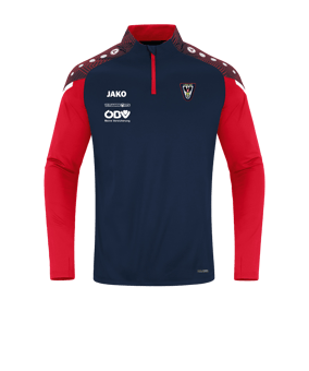 JAKO Performance Ziptop Blau Rot F909