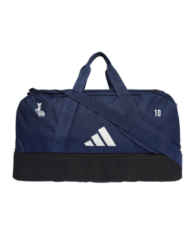 adidas Tiro League Duffel Bag Gr. M Blau Weiss