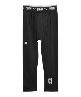 PUMA Hoops Team 3/4 Tight Schwarz F01