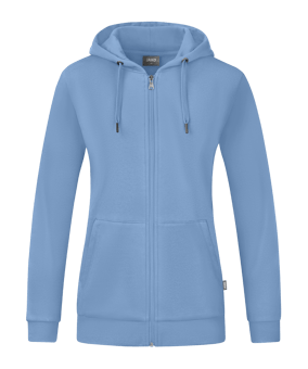 JAKO Organic Kapuzenjacke Damen Blau F460 - blau