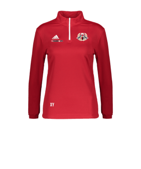 adidas Entrada 22 HalfZip Sweatshirt Damen Rot
