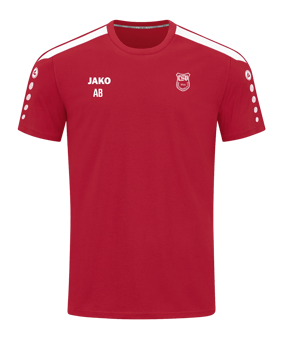 JAKO Power T-Shirt Damen Rot Weiss F100