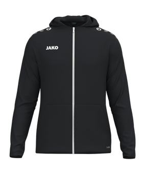 JAKO One Kapuzenjacke Damen Schwarz F800 - schwarz