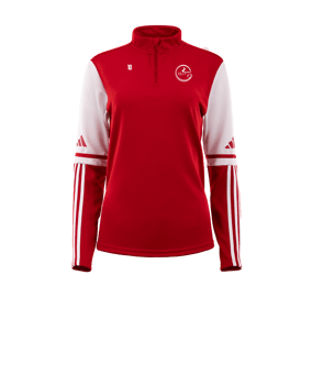 adidas Squadra 25 HalfZip Sweatshirt Femmes Rouge