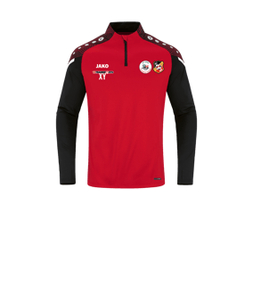 JAKO Performance Ziptop Kids Rot Schwarz F101