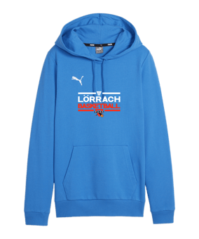 PUMA teamGOAL Casuals Hoody Damen Blau F02