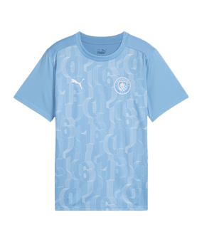 PUMA Manchester City Prematch Shirt 24/25 Kids F21 - blau