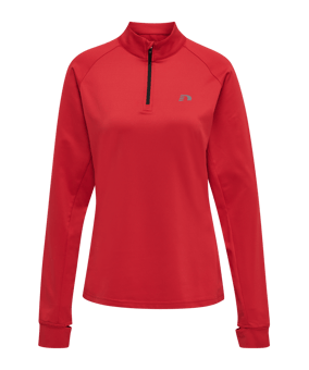 Newline Core Zip Sweatshirt Running Damen F3365 - rot