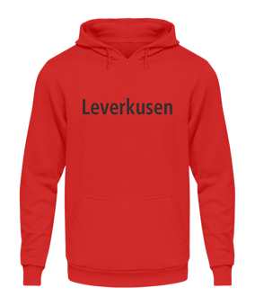 Hoody "Leverkusen" Rot - rot
