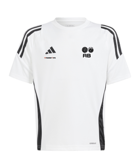 adidas Tiro 24 Trikot Kids Weiss Schwarz