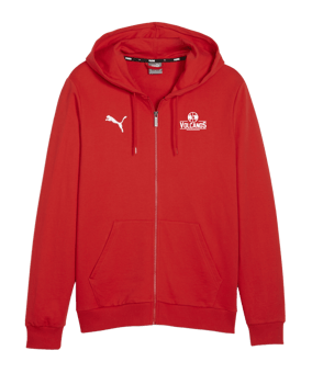 PUMA teamGOAL Casuals Kapuzenjacke Rot F01