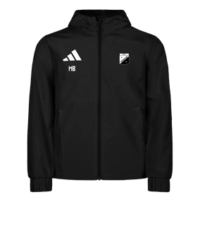 adidas Entrada 26 Regenjacke Schwarz