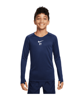 Nike Park First Layer Top langarm Kids Blau F410