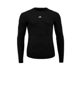 adidas Techfit Underwear Mock Manches Longues Enfants Noir