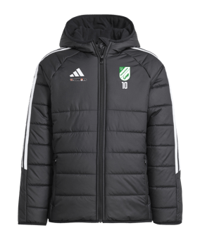 adidas Tiro 24 Winterjacke Kids Schwarz Weiss 