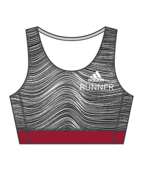 adidas mi Singlet Running Top Damen Grün Weiss - gruen