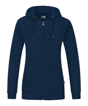 JAKO Organic Kapuzenjacke Damen Blau F900