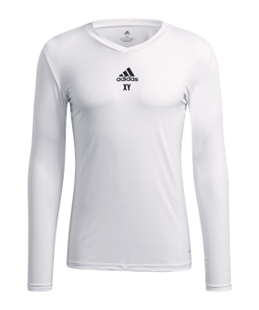adidas Team Base Top langarm Weiss
