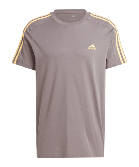 adidas Essential 3S T-Shirt Braun - braun