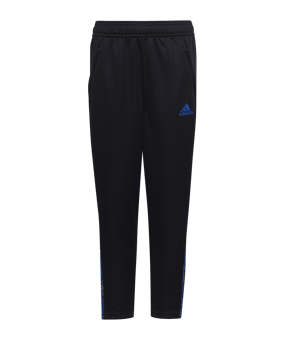 adidas Tiro 7/8 Trainingshose Kids Schwarz Blau - schwarz