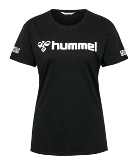 Hummel GO 2.0 LOGO T-Shirt Damen Schwarz F2001