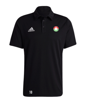 adidas Entrada 22 Poloshirt Schwarz