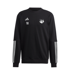 adidas Tiro 23 Competition Sweatshirt Schwarz Weiss