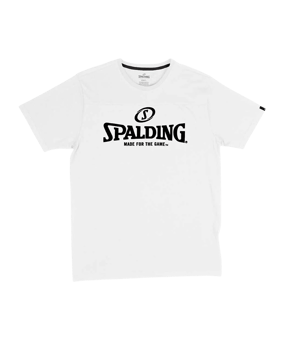 Spalding Essential Logo T-Shirt Kids Weiß - weiss