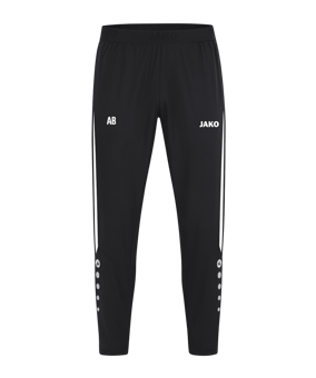 JAKO Power Freizeithose Kids Schwarz Weiss F802