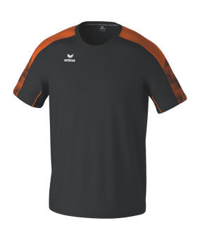 Erima Evo Star T-Shirt Kids Schwarz Fschwarzorange - schwarz