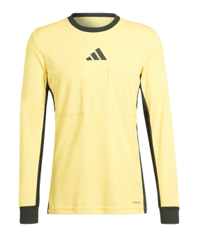 adidas Referee 24 Schiedsrichtertrikot Langarm - gelb
