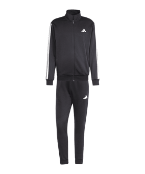 adidas 3 Stripes Trainingsanzug Schwarz - schwarz