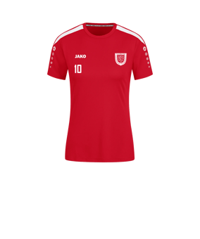JAKO Power Trikot Damen Rot Weiss F100
