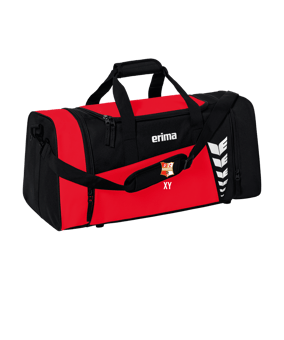 Erima Six Wings Sporttasche Gr. M Rot Schwarz