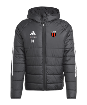 adidas Tiro 24 Winterjacke Schwarz Weiss