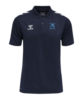 Hummel hmlCORE XK Functional Poloshirt Blau F7026